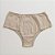Calcinha de Algodão Tanga Lateral e Frente Dupla Plus Emily Chocolate 54-CH - Imagem 1