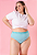 Kit de 7 Calcinhas de Algodão Plus Size Tanga Alta Renata K7-79 - Imagem 1