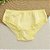 Calcinha de Algodão Infantil de Elástico Aberto Amarelo 17AM - Imagem 1