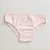 Calcinha De Algodão Infantil Isadora de Stras Rosa Bebe 30-BB - Imagem 1