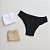 Kit de 3 Calcinhas De Algodão Tanga Boreale Preta Branca Chocolate K3-36-PBC - Imagem 2