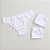 Kit de 3 Calcinhas De Algodão Tanga Boreale Branco K3-36-BR - Imagem 1