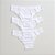 Kit de 3 Calcinhas De Algodão Tanga Boreale Branco K3-36-BR - Imagem 2