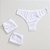 Kit de 3 Calcinhas De Algodão Tanga Delicatta Branca K3-02-BR - Imagem 1