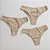 Kit de 3 Calcinhas De Algodão Tanga Delicatta Chocolate K3-02-CH - Imagem 1