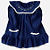 Vestido Maria Eugênia Azul Marinho - Imagem 1