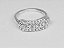 Piercing Argolinha Hélix cravejada 8mm  Torção- Prata 925 - Imagem 3