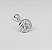 Piercing Redondo cravejado Tragus - Prata 925 - Imagem 2