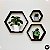 Kit 03 Nichos em MDF Colmeia Hexagonais - Imagem 6