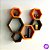 Kit 03 Nichos em MDF Colmeia Hexagonais - Imagem 2