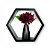 Nicho em MDF Individual Colmeia Hexagonal - Imagem 1