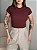 TSHIRT (RIBANA CANELADA) TAM U - MARROM - Imagem 2