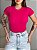 TSHIRT (RIBANA CANELADA) TAM U- PINK - Imagem 2