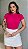 TSHIRT (GOLA ALTA RIBANA CANELADA) - PINK - Imagem 1