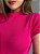 TSHIRT (GOLA ALTA RIBANA CANELADA) - PINK - Imagem 3