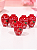 KIT 05 MORANGO BRILHO LABIAL 10 g - Imagem 1
