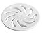 GRELHA CAIXA SIFONADA REDONDA BRANCA 150MM VORTICE 99022 - Imagem 1