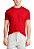 Camiseta Ralph Lauren Basic Custom-Fit Vermelho - Imagem 2