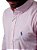 Camisa RL Masculina Custom Fit Listrada Rosa - Imagem 3