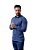 Camisa Ralph Lauren Masculina Custom Fit Quadriculada Azul - Imagem 1