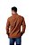 Camisa Ralph Lauren Masculina Custom Fit Quadriculada Laranja - Imagem 5