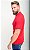 Camiseta Hugo Boss Masculina Regular Fit Logo Borracha Vermelha - Imagem 4