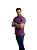 Polo Ralph Lauren Masculina Custom Fit Strong Cotton Coloured Roxa - Imagem 3
