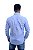 Camisa Tommy Hilfiger Masculina Regular Fit Azul Maquinetada COM BOLSO - Imagem 5