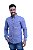 Camisa Tommy Hilfiger Masculina Regular Fit Azul Mescla COM BOLSO - Imagem 3