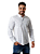 Camisa Tommy Hilfiger Masculina Regular Fit Xadrez Branca e Azul - Imagem 5