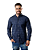 Camisa Tommy Hilfiger Masculina Regular Fit Xadrez Marinho - Imagem 3