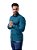 Camisa Ralph Lauren Masculina Custom Fit Quadriculada Azul - Imagem 4
