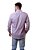 Camisa Tommy Hilfiger Masculina Regular Fit Xadrez Salmão e Azul - Imagem 5