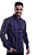 Camisa Ralph Lauren Masculina Custom Fit Plaid Marinho - Imagem 3