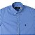 Camisa Ralph Lauren Masculina Custom Fit Tricoline Azul - Imagem 2