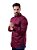 Camisa Ralph Lauren Masculina Custom Fit Oxford Vinho - Imagem 3