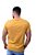 Camiseta Calvin Klein Masculina Underline Mostarda - Imagem 5