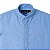 Camisa RL Masculina Manga curta Linho Azul Claro - Imagem 2