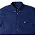 Camisa Ralph Lauren Masculina Custom Fit Oxford Azul - Imagem 2