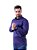 Camisa Ralph Lauren Masculina Slim Fit Stretch Monocromática Azul marinho - Imagem 4