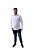 Camisa Ralph Lauren Masculina Slim Fit Stretch Monocromática Branca - Imagem 6