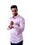 Camisa Boss Masculina Slim Fit Stetch Rosa - Imagem 3