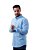 Camisa Ralph Lauren Masculina Custom Fit Oxford Listrada Azul - Imagem 3