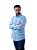 Camisa Ralph Lauren Masculina Custom Fit Oxford Listrada Azul - Imagem 5