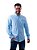 Camisa Ralph Lauren Masculina Custom Fit Oxford Listrada Azul - Imagem 7