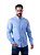 Camisa Tommy Hilfiger Masculina Regular Fit Azul Claro - Imagem 5