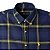 Camisa Ralph Lauren Masculina Custom Fit Flanelada Xadrez Marinho - Imagem 2