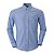 Camisa Ralph Lauren Masculina Custom Fit Oxford Listrada Azul - Imagem 1