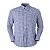 Camisa Tommy Hilfiger Masculina Regular Quadriculada Azul Royal - Imagem 1