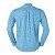 Camisa Ralph Lauren Masculina Custom Fit Quadriculada Azul e verde - Imagem 3